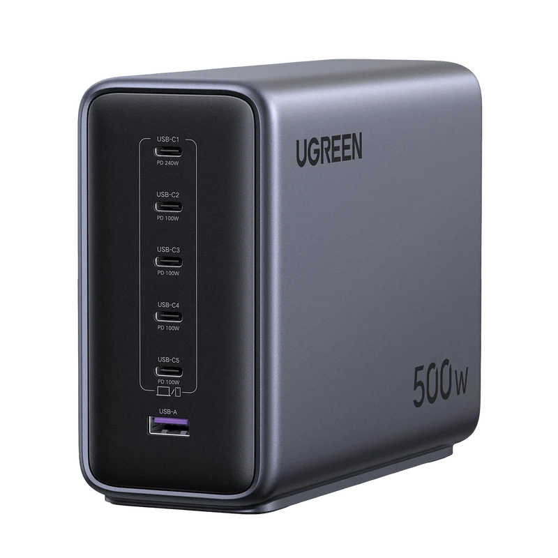 UGREEN Nexode 500W 6-Port GaN Desktop Fast Charger