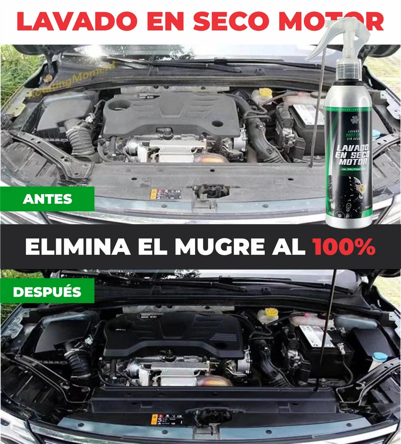 Motor Lavado en Seco - 💎POWER WASH®🧼 ( Sin Agua y 100% SEGURO)