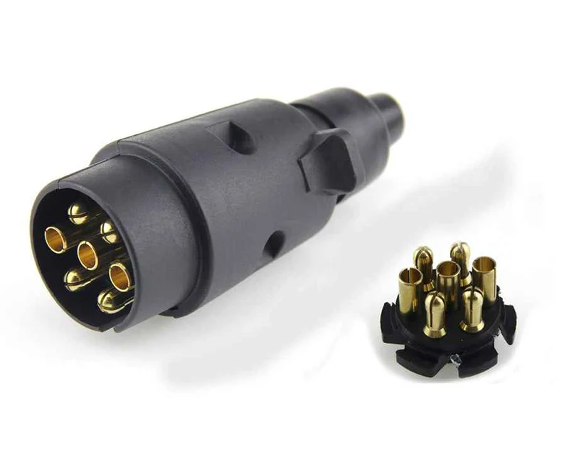 CONECTOR REMOLQUE MACHO PLASTICO