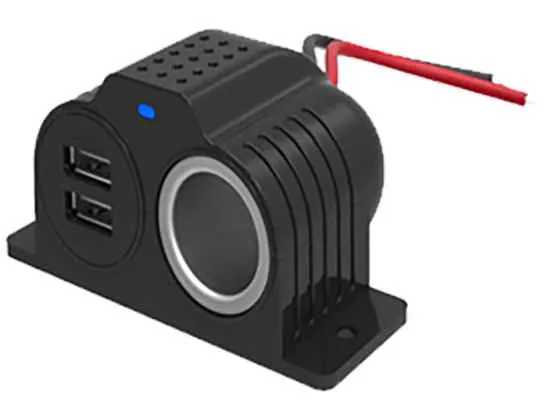 MULTITOMA X2 USB CARGADOR (3.4A MAX) + ADAPTADOR MECHERO 12/24V