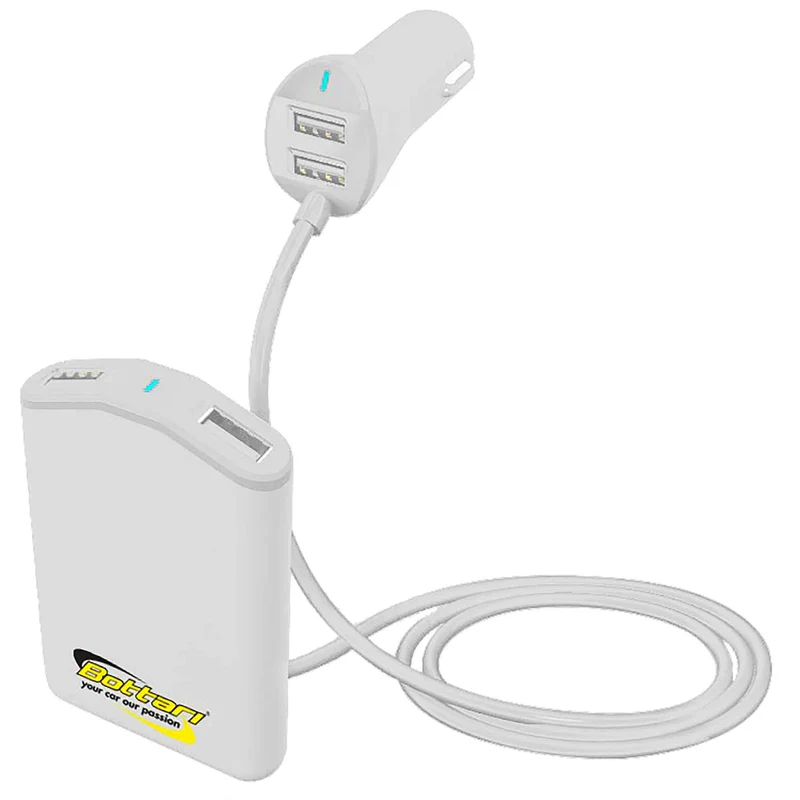 CARGADOR MOVIL COCHE X4 USB
