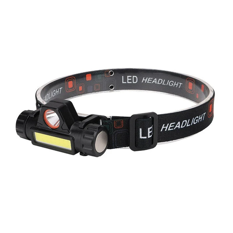 Linterna LED Recargable con Vincha y Manos Libres