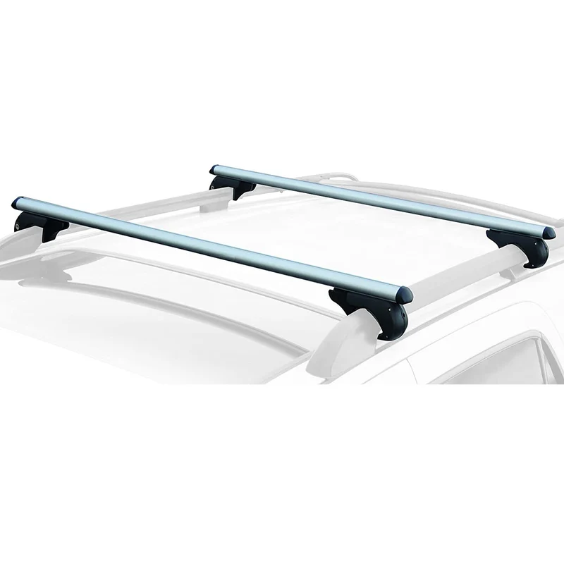 Juego Barras de Techo Transversales Aluminio para rieles elevados
