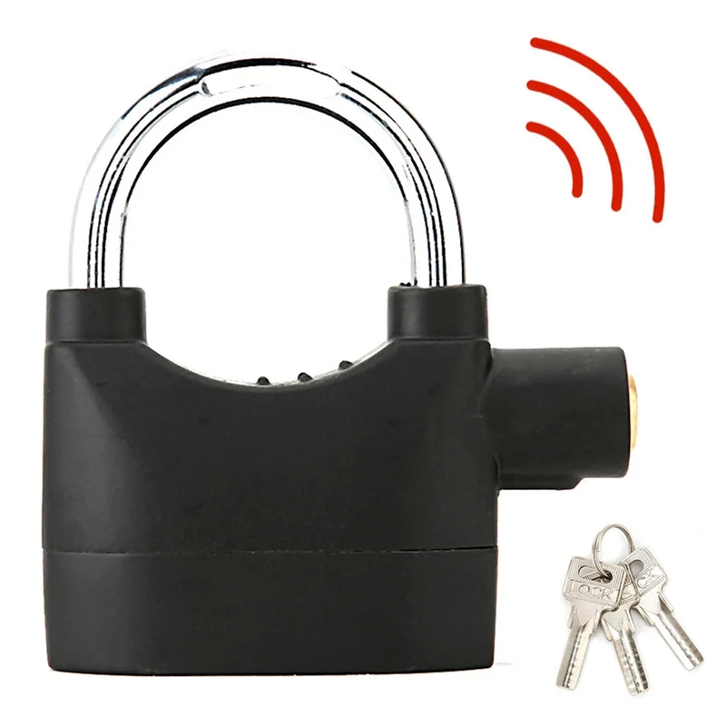 Candado de Seguridad con Alarma 110dB – Antirrobo Resistente