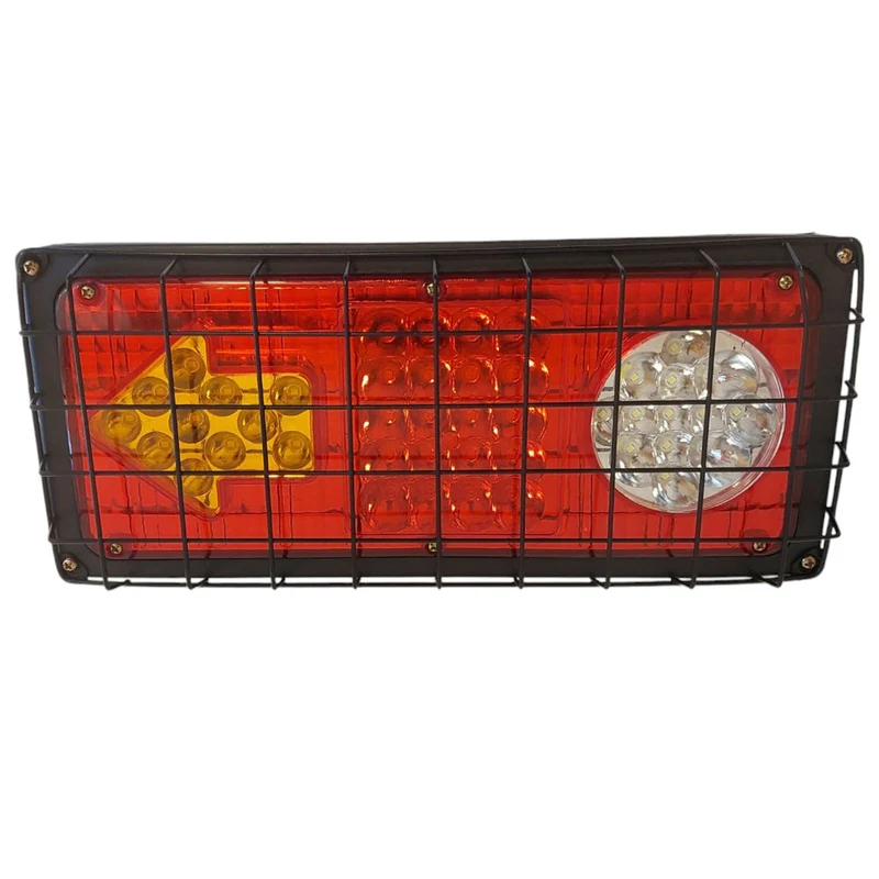 Faro Trasero Led Universal Con Rejilla 12-24V