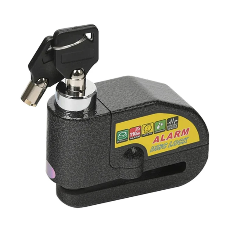 Traba Moto Con Alarma Para Disco De Freno
