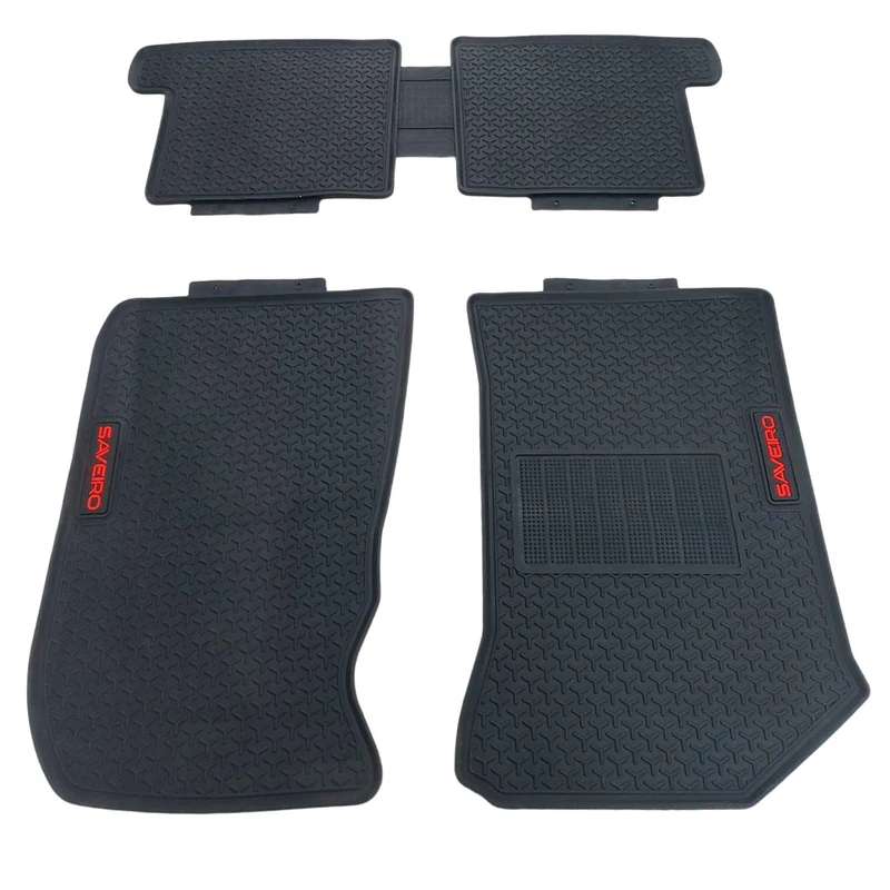 Juego Alfombras VW Saveiro para autos en goma