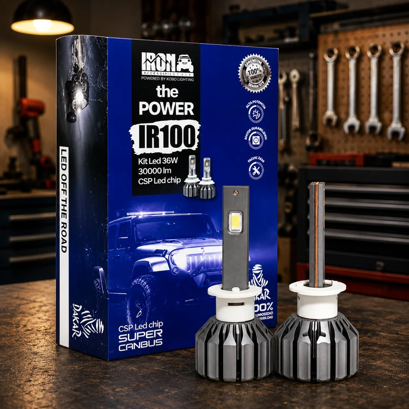 Kit Lámparas LED 36W 12/24V H1 Super Canbus IR100