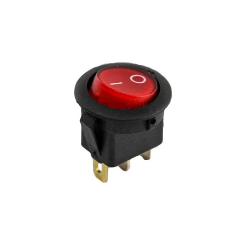 Llave Tecla Redondo On Off x4 Un