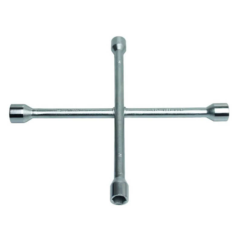 Llave Cruz Para Rueda Auto 17 19 21 13/16 Acero Reforzado Universal