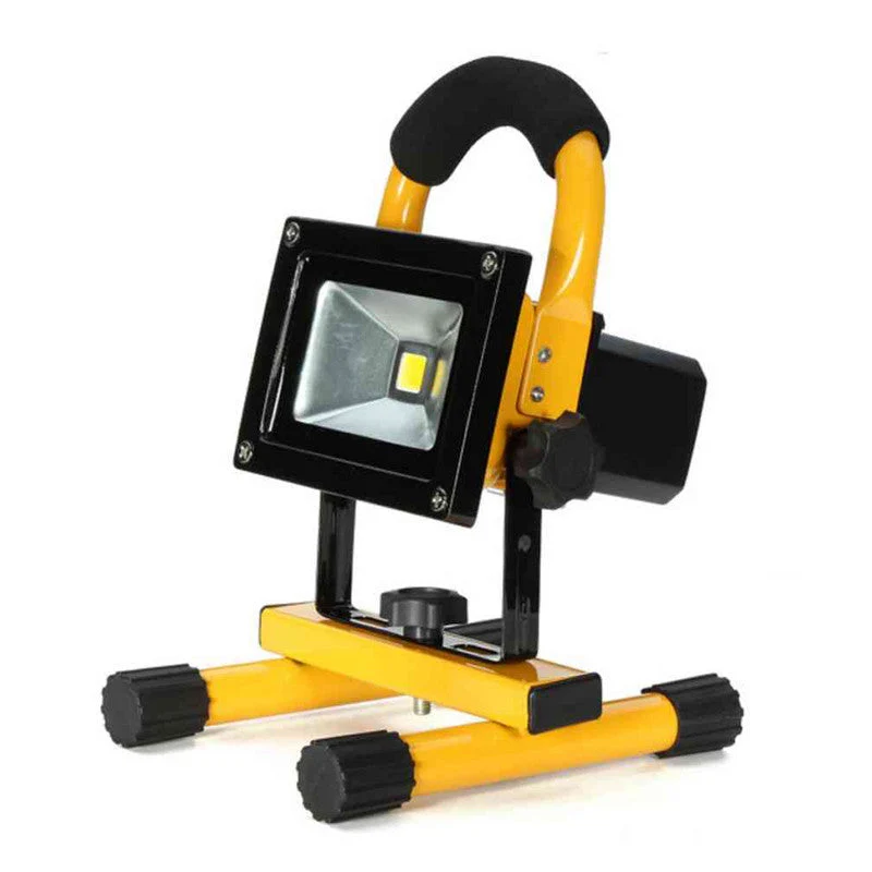 Luz Led Faro Camping Recargable 10W 12V 220V Con Base
