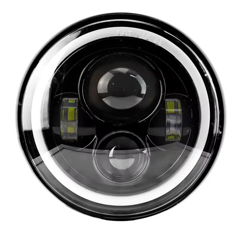 Óptica Cree LED 7" con lupa y ojo de ángel 6000K – Universal 12/24V