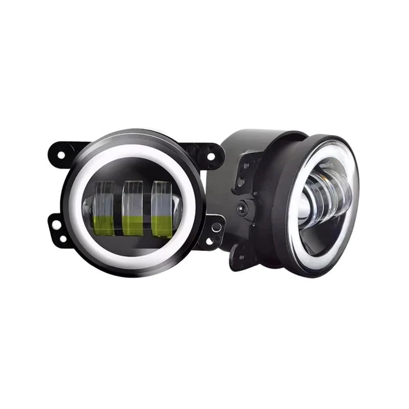 Faros Antiniebla LED 4" 20W Luz Blanca y Ámbar