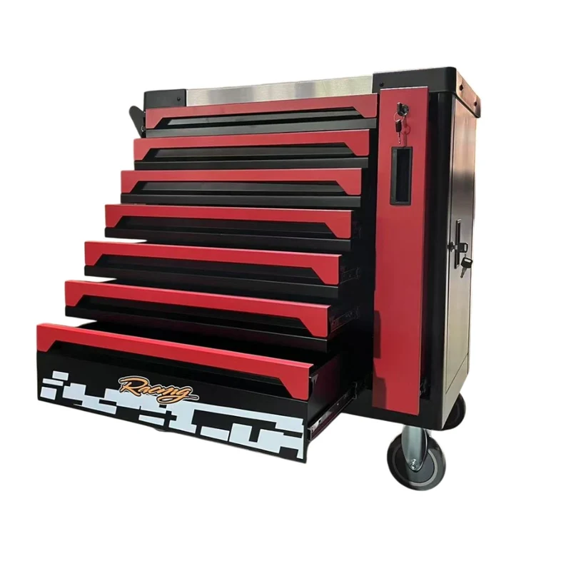 Carro Gabinete Taller Con 7 Cajones 245 Piezas