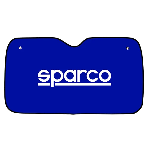 Parasol Sparco 130x70 cm material térmico tipo burbuja