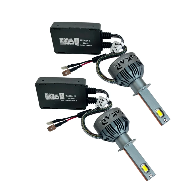 Kit LED Dakar IR100 Dual H1 H4 H7 H11 Blanco y Amarillo 55W