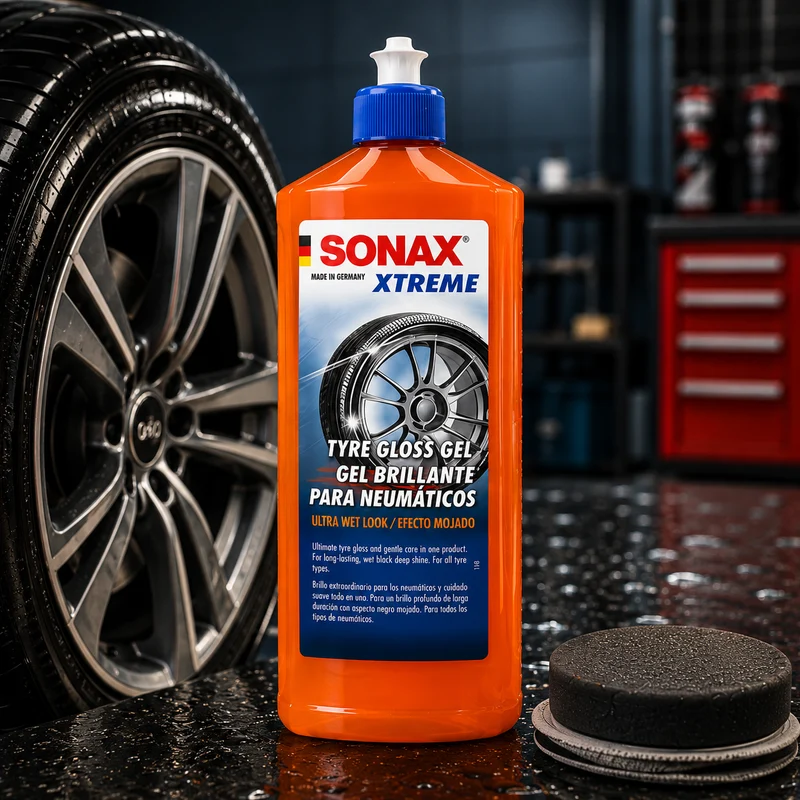 Gel Abrillantador Neumáticos Sonax Xtreme 500ml Efecto Mojado
