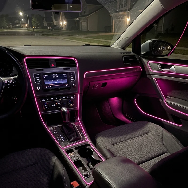 Car Interior Decorative LED Strip Atmosphere Light